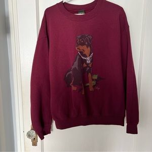 Obey Rottweiler Sweatshirt Size Medium
